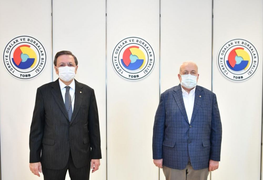 Başkan Yılmaz'dan TOBB Başkanı Hisarcıklıoğlu'na Ziyaret 
