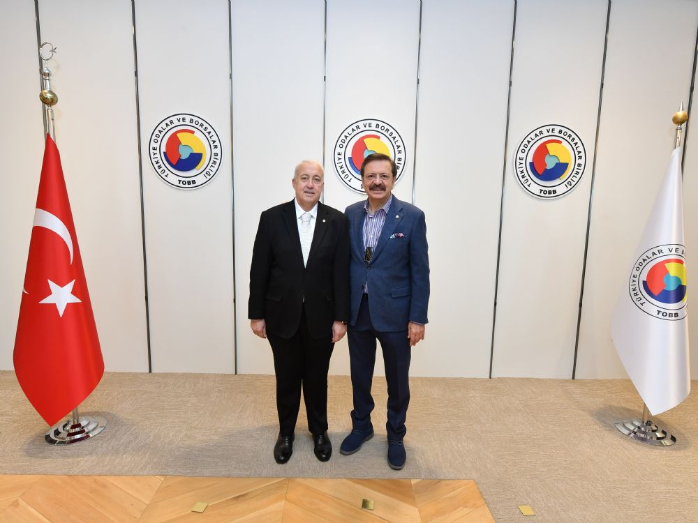 ÇTB Başkanı Yılmaz'dan TOBB Başkanı Hisarcıklıoğlu'na Tebrik 