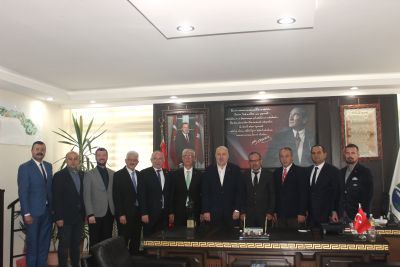 Borsa Meclisi Belediye Başkanı Refahittin Şencan’ı Ziyaret Etti